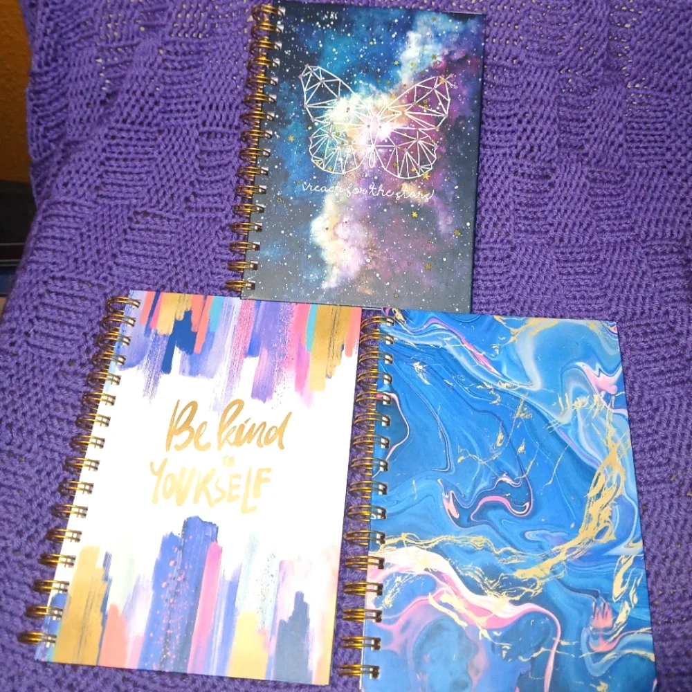 3 Spiral Notebooks Set